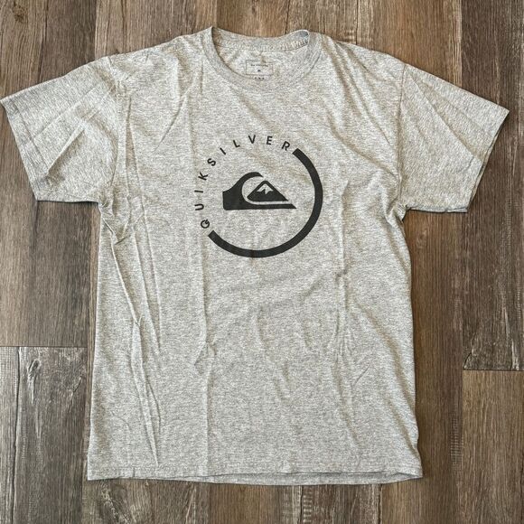 Quicksilver Short Sleeve T-Shirt Medium 100% Cotton EUC - Picture 1 of 6